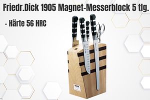 F. DICK Messerblock mit Messer, 1905