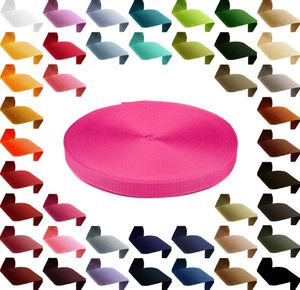 50m PP Gurtband 50mm extrem robust Polypropylen Tragband Farbwahl über 40 Farben, Gurtband:312 magenta
