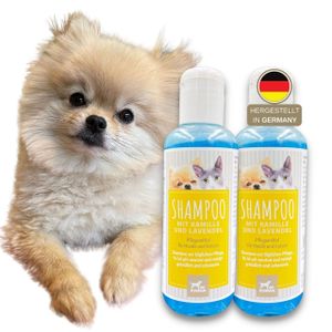 Hundeshampoo & Katzenshampoo + Kamille Lavendel I Fellpflege für Hund & Katzen Welpen 2  250ml