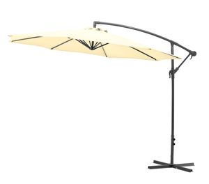 Gartenfreude Sonnenschutz Ampelschirm 300 cm tauschbaren Schirmbezug