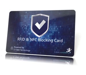RFID Blocker Karte Kreditkarte Schutz NFC Schutzkarte Blocking Card Blockerkarte 