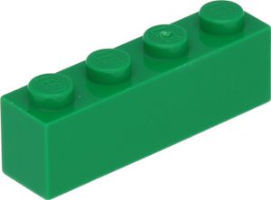 Lego® 1 Stück 3010 Stein Brick 1x4 Part Basic Steine 1 Grün