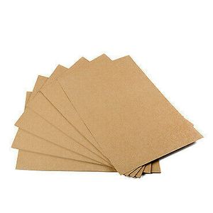 ewtshop® Bastel- & Künstlerbedarf:Scrapbooking & Papierbasteln:Pappe Kraftpapier, 50 Blätter, DIN A3, Naturkarton, 260 g