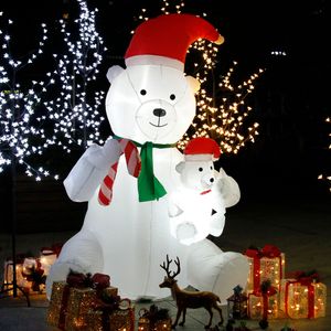 Led Schneemann Beleuchtet Aufblasbar Weihnachtsfigur deko außen groß beleuchtung