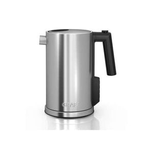 Graef WK 900 Schnurloser Wasserkocher, Edelstahlgeh?use, 1,2 l F?llmenge, 2000 Watt, 360? Sockel, Trockengehschutz, Kalkfilter, Abschaltautomatik