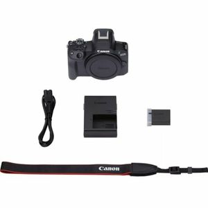 Canon EOS R50 Gehäuse, Schwarz, 24,2 MP, 6000 x 4000 Pixel, CMOS, 4K Ultra HD, Touchscreen, Schwarz