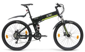 LLobe E-Bike 27,2" Alu MTB-Faltbike FML 830 schwarz, 36V/10,4Ah, 9-Gang Shimano