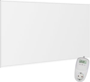 VIESTA® Infrarot Wandheizung mit Thermostat [INKL. TH10 THERMOSTAT] – Infrarotheizung Wandmontage Heizkörper – Carbon Crystal Infrarotheizung – Paneel Badezimmer geeignet – (Modell F780 - 780W)