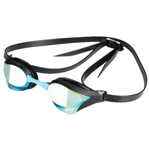 arena Cobra Core Swipe Erwachsenen Schwimmbrille FINA-geprüft, Farbe:Schwarz-Blau