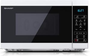 Sharp YC-MS02E-W Mikrowellen - Weiß / Schwarz