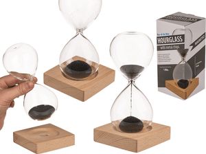 OOTB Sanduhr mit magnetischem Sand ca. 16 cm OOTB Sanduhr mit magnetischem Sand ca. 16 cm
