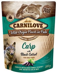 Carnilove Dog Pouch Paté Carp & Black Carrot 300g