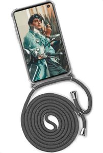 TWIST-Case + TWIST-Cord für Samsung Galaxy S10, Farbe:Cool Elephant (Silber)