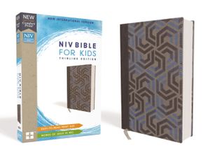 Niv, Bible for Kids, Cloth Over Board, Blue, Red Letter, Comfort Print: Thinline Edition