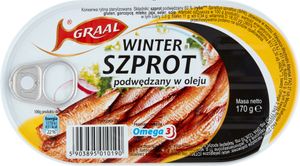 Graal Wintergeräucherte Sprotte in Öl 170 G