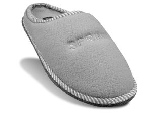 Pantoffeln aus Filz, Hausschuhe  rutschfeste Slippers,  Schluffen für Sie und Ihn, hellgrau Gr.37