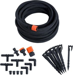 Perlschlauch Tropfschlauch Gartenschlauch 15 m Schlauch Set Bewässerungsschlauch
