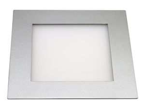 Heitronic LED Panel tageslichtweiß 20 x 20 cm metallisch 1-flammig quadratisch