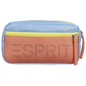 Esprit Cosmetic Pouch Kulturbeutel Schminktasche Kosmetiktasche 040EA1V301, Farbe:Light Blue