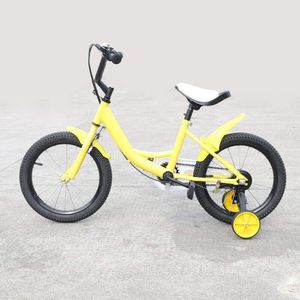 16palcové dětské kolo dětské kolo dívky chlapci s opěrným kolem tréninková kola dárek pro děti (žlutá)