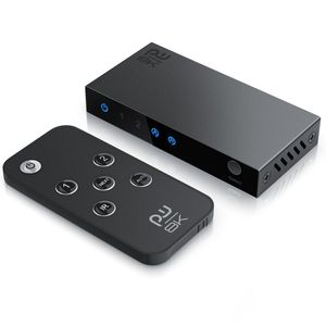 Primewire 8k HDMI Switch 2.1a, 2x vstupná zásuvka HDMI, 1x výstupná, distribútor, 7680 x 4320 UHD II (4320p) 60 Hz, HDR, 3D, CEC, HDCP 2.3, VRR, QFT, ALLM, prepínač 2v1