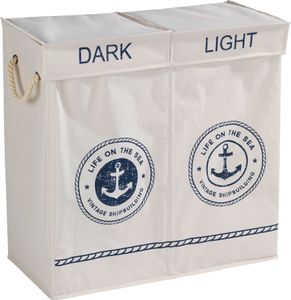 wäschekorb Sylt30 x 60 cm 1 Liter Polyester weiß
