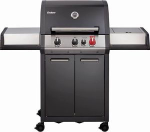 Enders Monroe Black Pro 3 K Turbo Gasgrill Backburner Seitenkocher