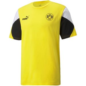 PUMA BVB Borussia Dortmund ftblCULTURE T-Shirt cyber yellow/puma black L