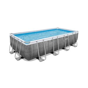 Bestway Power Steel™ Frame Pool Komplett-Set, eckig, 549x274x122cm, 56998 Bestway Power Steel™ Frame Pool Komplett-Set, eckig, 549x274x122cm, 56998