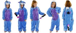 ZOLTA Jumpsuit Onesie dla dzieci - Miękka, przytulna piżama unisex - Ciepła piżama dla dziewczynek i chłopców - Kostium na imprezę i Halloween - Rozmiar S M L