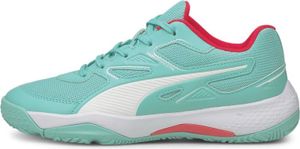 Puma Solarflash buty halowe dzieci turkusowy biały rozmiar 28