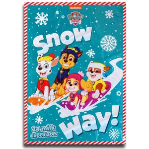 Paw Patrol Snow Way - Adventskalender mit Schokolade, Schoko Kalender