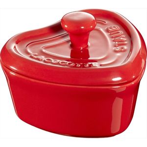 Staub Keramik Mini Cocotte, Herz kirsche 11 cm Ceramic