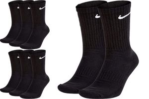 8 Paar Nike Herren Damen Socken - Farbe: Schwarz - Größe: 38-42