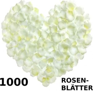 1000 Rosenblätter Rosenblüten Rosen Blütenblätter Liebe Hochzeit Deko weiss