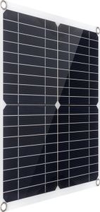 Tragbares Solarmodul 18V 12W15W Monokristallines Silizium-Solarmodul Dualer USB-Ladeanschluss DC5521 Batterieklemmenschnittstelle zum Aufladen von 5V-Handys
