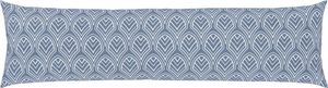 Livarno Home Feinbiber Wendebezug Seitenschläferkissenbezug 40x145 cm  Blau