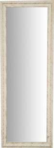 Wandspiegel barock groß 140x4x50 cm, Spiegel holzrahmen antik, Spiegel mit massivholzrahmen, Spiegel aus holz , Weiß