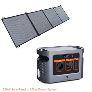 Fine Life Pro 500Wh Stromerzeuger mit 200W Solar panel