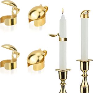 INF Automatischer Kerzenlöscher 4er-Pack Gold