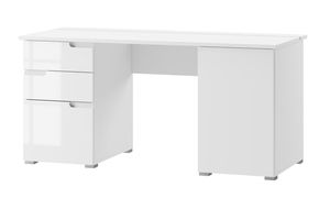 Furniture24 Schreibtisch Selene 15 mit 2 Türen und 2 Schubladen