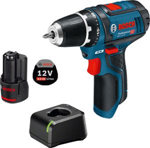 Bosch Akku-Bohrschrauber GSR 12V-15 / 1x 3,0 Ah Akku + Ladegerät