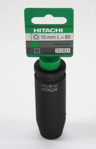 Hitachi Kraftstecknuss für Bolzen mit Außensechskant 1/2 15MM L=85 WH14/16