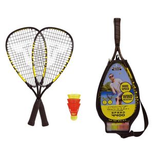 Speedbadminton Set SPEED 4400 im 3/4 Bag black/yellow,