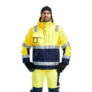 Blakläder Warnschutzjacke Winter, Farbe:gelb/schwarz, Größe:XL