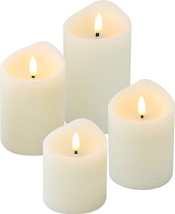 X-Mas Art Collection LED-Kerzen 4er Set X-Mas Art Collection LED-Kerzen 4er Set