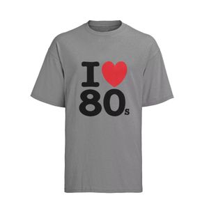 50s, 70s, 90s Herren T-Shirt Bio Baumwolle I Love 80s  Alf VHS MTV Pac-Man Rubik's Cube Mixtape Tetris pacman oldschool 70s 90s michael jackson zombie