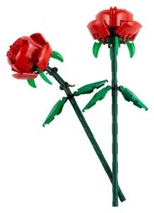 LEGO Creator Rosen, künstliche Blumen-Set, kompatibel mit Blumensträußen als Kinderzimmer- oder Schreibtisch-Deko, Valentinstag-Geschenk für Mädchen, Jungen, Sie und Ihn 40460