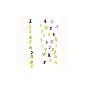 fmm Art Deco Alphabet 2 cm Ausstecherset Großbuchstaben mit Zahlen