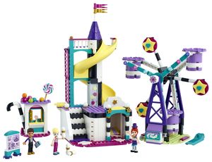 LEGO 41689 Friends Magisches Riesenrad mit Rutsche, Freizeitpark mit Zaubertricks